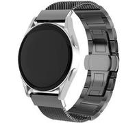 Strap-it Bracelet acier Milanais - compatible pour Honor Magic Watch 2 (noir) - 42mm G