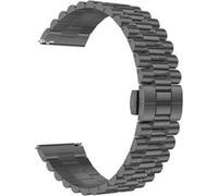 Strap-it Bracelet acier présidentiel - compatible pour Huawei Watch GT 3 Pro 46mm (noir) G