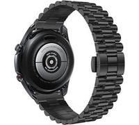 Strap-it Bracelet acier présidentiel - compatible pour Polar Ignite 3 (noir) G