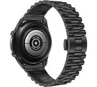 Strap-it Bracelet acier présidentiel - compatible pour Polar Ignite (noir) G
