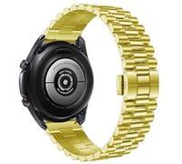 Strap-it Bracelet acier présidentiel - compatible pour Samsung Galaxy Watch 3 41mm (or) G