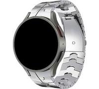 Strap-it Bracelet acier solidité - compatible pour Samsung Galaxy Watch 4 44mm (argent) G