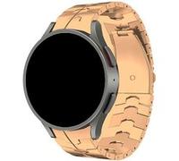 Strap-it Bracelet acier solidité - compatible pour Samsung Galaxy Watch 4 44mm (or rose) G