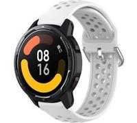 Strap-it Bracelet avec trous - compatible pour Xiaomi Watch S1 (blanc) G