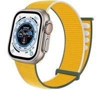 Strap-it Bracelet - compatible pour Apple Watch Ultra nylon (jaune) - Apple Watch Ultra - 49mm G