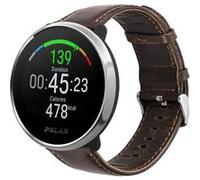 Strap-it Bracelet cuir - compatible pour Polar Unite (marron foncé) G