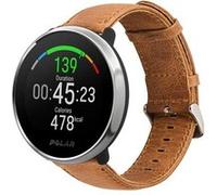 Strap-it Bracelet cuir - compatible pour Polar Unite (marron) G