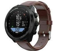 Strap-it Bracelet cuir - compatible pour Suunto 9 (Baro) (marron) G