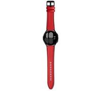 Strap-it Bracelet cuir hybride - compatible pour Samsung Galaxy Watch 4 - 40mm Rouge G