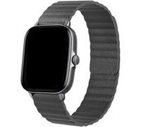 Strap-it Bracelet cuir Loop - compatible pour Xiaomi - compatible pour Amazfit GTS 2 (gris) G