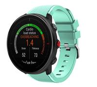 Strap-it Bracelet en silicone compatible avec - Polar Vantage M - aqua - pour Grit X - Grit X Pro - Vantage V3 - Vantage M2