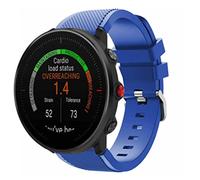 Strap-it Bracelet en silicone compatible avec - Polar Vantage M - bleu - pour Grit X - Grit X Pro - Vantage V3 - Vantage M2