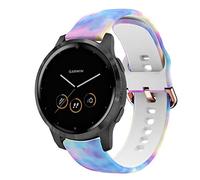 Strap-it Bracelet en silicone pour Garmin Vivoactive 4s, Vivomove 3s, Venu 2s - Sweet Candy