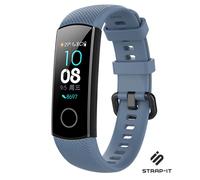 Strap-it Bracelet silicone - compatible pour Honor Band 4/5 (gris bleu) G