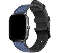 Strap-it Bracelet hybride nylon - compatible pour Xiaomi - compatible pour Amazfit GTS 2 (bleu) G