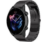 Strap-it Bracelet métal - compatible pour Amazfit GTR 3 (Pro) (noir) G