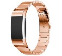 Strap-it Bracelet métal - compatible pour Fitbit Charge 2 (or rose) G