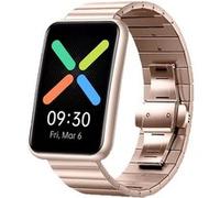 Strap-it Bracelet métal - compatible pour Oppo Watch Free (or rose) G