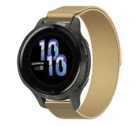 Strap-it Bracelet milanais compatible avec -Garmin Venu 2s - or - pour Vivomove 3s - Vivoactive 4s - Venu 3s - Forerunner 255s - Forerunner 265s