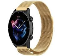 Strap-it Bracelet Milanais - compatible pour Amazfit GTR 3 (Pro) (or) G