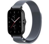 Strap-it Bracelet Milanais - compatible pour Amazfit GTS 2 (gris sidéral) G