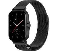 Strap-it Bracelet Milanais - compatible pour Amazfit GTS 2 (noir) G