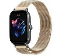 Strap-it Bracelet Milanais - compatible pour Amazfit GTS 3 (champagne) G