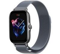 Strap-it Bracelet Milanais - compatible pour Amazfit GTS 3 (gris sidéral) G