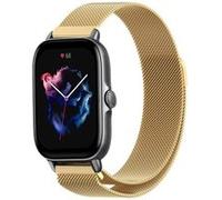 Strap-it Bracelet Milanais - compatible pour Amazfit GTS 3 (or) G