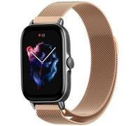 Strap-it Bracelet Milanais - compatible pour Amazfit GTS 3 (or rose) G