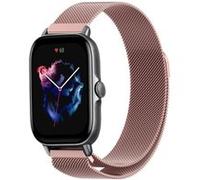 Strap-it Bracelet Milanais - compatible pour Amazfit GTS 3 (rose) G