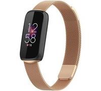 Strap-it Bracelet Milanais - compatible pour Fitbit Luxe (or rose) G
