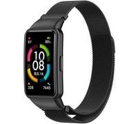 Strap-it Bracelet Milanais - compatible pour Honor Band 6 (Noir) G