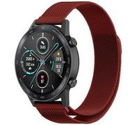 Strap-it Bracelet milanais - compatible pour Honor Magic Watch 2 (rouge) - 42mm G