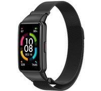 Strap-it Bracelet Milanais - compatible pour Huawei Band 6 (noir) G