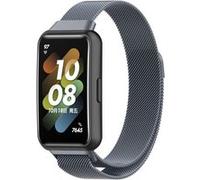 Strap-it Bracelet Milanais - compatible pour Huawei Band 7 (gris) G