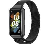 Strap-it Bracelet Milanais - compatible pour Huawei Band 7 (noir) G