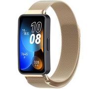 Strap-it Bracelet milanais Smartwatch - Convient pour Huawei Band 8 / Huawei Band 9 Bracelet milanais - champagne Watchband/Bracelet/Bracelet