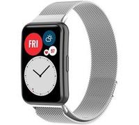 Strap-it Bracelet Milanais - compatible pour Huawei Watch Fit (argent) G