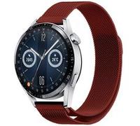 Strap-it Bracelet milanais - compatible pour Huawei Watch GT 3 46mm (rouge) G