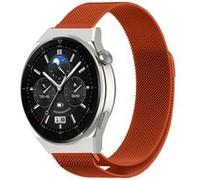Strap-it Bracelet milanais - compatible pour Huawei Watch GT 3 Pro 46mm (orange) G