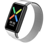Strap-it Bracelet milanais - compatible pour Oppo Watch Free (argent) G
