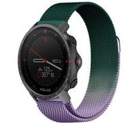 Strap-it Bracelet Milanais - compatible pour Polar Grit X Pro (violet/vert) G