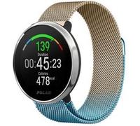 Strap-it Bracelet Milanais - compatible pour Polar Ignite (bleu/or) G