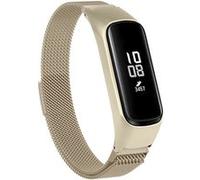 Strap-it Bracelet Milanais - compatible pour Samsung Galaxy Fit e (or champagne) G