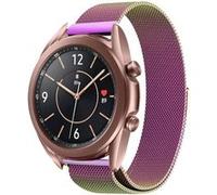 Strap-it Bracelet Milanais - compatible pour Samsung Galaxy Watch 3 41mm (arc-en-ciel) G