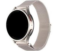 Strap-it Bracelet Milanais - compatible pour Samsung Galaxy Watch 4 40mm (lumière stellaire) G