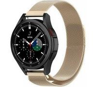 Strap-it Bracelet Milanais - compatible pour Samsung Galaxy Watch 4 Classic 42mm (champagne) G