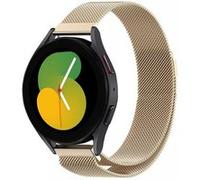 Strap-it Bracelet Milanais - compatible pour Samsung Galaxy Watch 5 - 40mm (champagne) G