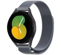 Strap-it Bracelet Milanais - compatible pour Samsung Galaxy Watch 5 - 40mm (gris sidéral) G
